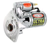 Powermaster 19453 Ultra High Speed Starter, SBF 157/164 Tooth Flywheel, Mini, Chrome, 200 ft/lb Torque, 15.0:1 max compression ratio, 3.75:1 gear reduction