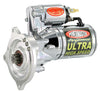 Powermaster 19456 Ultra High Speed Starter, Ford FE 184 Tooth Flywheel, Mini, Chrome, 200 ft/lb Torque, 15.0:1 max compression ratio, 3.75:1 gear reduction