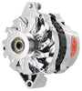 Powermaster 67802 Alternator, GM CS130 Style, 140 Amp, Polished, Six Groove Pulley, fits 1986-1995 with 6.61 inch bracket, sold individually
