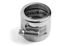 Earl’s 900318ERL Econ-O-Fit Hose Clamp, for -18 AN Hose, stainless steel worm gear, aluminum cover, chrome, sold individually