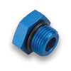 Earl’s 981408ERL Port Plug, -8 AN, lightweight aluminum, hex head, blue anodized, plug off any unused -8 AN hole, sold individually