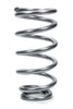 QA1 10HTSF350 Pro Coil Spring, High Travel, 10-inch length, 350 lbs./in. rate, 3.50/2.50 in. ID, flat style, silver powder coated, sold individually