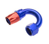 Redhorse Performance 1180-10-1 -10 Swivel Seal Hose End, -10 AN Hose to Female -10 AN, 180 degree, aluminum, reusable, red/blue anodized, sold individually