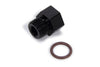 Fragola 481426-BL Black Port Plug, -6 AN, aluminum, hex head, includes 1/8” NPT female gauge port, black anodized, sold individually