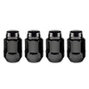 McGard 64015 Black Bulge Cone Seat Style Lug Nut Set (M12 x 1.5 Thread Size) – Set of 4 Lug Nuts