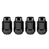 McGard 64074 Black Bulge Cone Seat Style Lug Nut Set (M14 X 1.5 Thread Size) – Set of 4 Lug Nuts