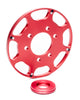MSD 8611 Crank Trigger Wheel, for Small Block Chevy, replacement 7” wheel for MSD crank trigger kit PN 8610, Red anodized aluminum, sold individually