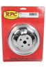 RPC R9601 Sbc Swp 2 Groove Water P Ump Pulley Chrome
