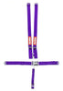RaceQuip 711051RQP Latch & Link 5 Point Harness, Purple, SFI 16.1, Bolt-In/Wrap Around, Floor/Roll Bar Mount, Pull Down Adjust, sold individually