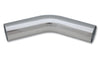 Vibrant Performance 2175 Polished Aluminum Tubing, Angled, 45 Degree, 3.000 inch outside diameter, 4.500 inch radius, 6.000 inch length, sold individually