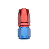 Fragola 220115 Red/Blue Reducer Pro-Flow Race Hose End, -16 AN Female to 12 AN Hose, Series 2000, straight, aluminum, red/blue anodized, sold individually