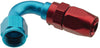 Fragola 231216 -16 Pro-Flow Race Hose End, -16 AN Hose to Female -16 AN, Series 2000, 120 degree, aluminum, reusable, red/blue anodized, sold individually