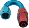 Fragola 231816 -16 Pro-Flow Race Hose End, -16 AN Hose to Female -16 AN, Series 2000, 180 degree, aluminum, reusable, red/blue anodized, sold individually