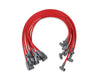 MSD 35599 Super Conductor 8.5MM Spark Plug Wire Set, fits Small Block Chevy with an HEI distributor, Red Wires with Gray Boots, sold as a set of 8