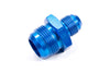 Fragola 491925 Blue AN Male Reducer Fitting, -12 AN Male to -20 AN Male, straight, aluminum, blue anodized, sold individually