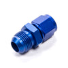 Fragola 497316 Blue AN Reducer Fitting, -16 AN Male to -12 AN Female Swivel, straight, aluminum, blue anodized, sold individually