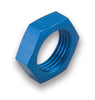 Earl’s 992408ERL AN Bulkhead Nut, -8 AN, aluminum, hex head, blue anodized, secures your bulkhead fitting, sold individually