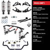QA1 DK42-GMF1 Drag Racing Level 2 Suspension Kit, GM F-Body 1967-1969, Front Double Adjustable Coilovers, Double Adjustable 4-Link, rear sway bar