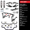 QA1 HK42-GMF1 Handling Level 2 Suspension Kit, GM F-Body 1967-1969, Front Double Adjustable Coilovers, Double Adjustable 4-Link, front and rear sway bars