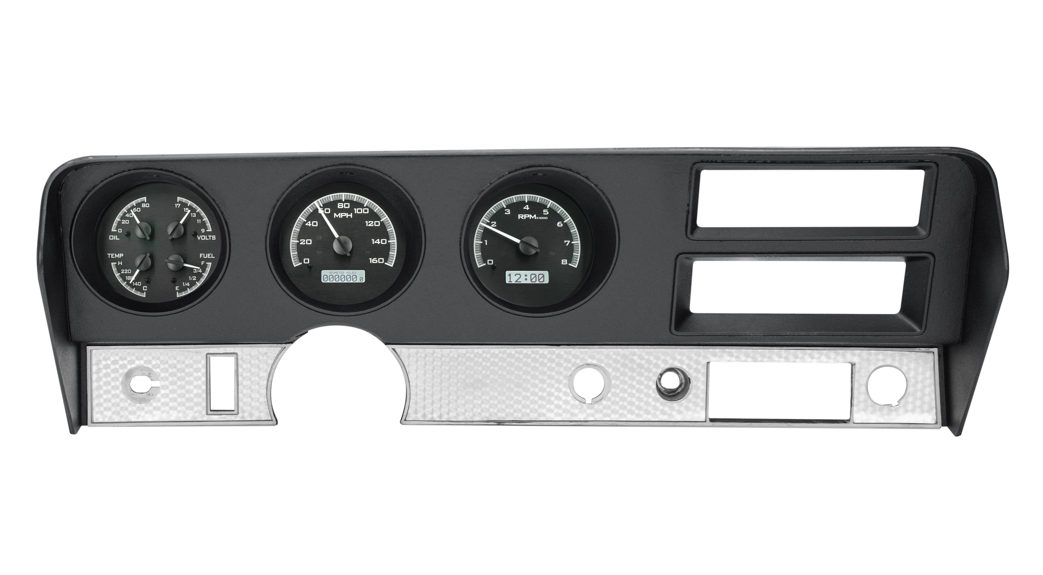 Dakota Digital VHX-70P-GTO-K-W VHX Gauge Kit, 1970-1972 Pontiac