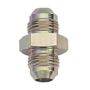 Fragola 581506 Steel AN to AN Union Fitting, -6 AN Male to -6 AN Male, straight, aluminum, zinc plated, sold individually