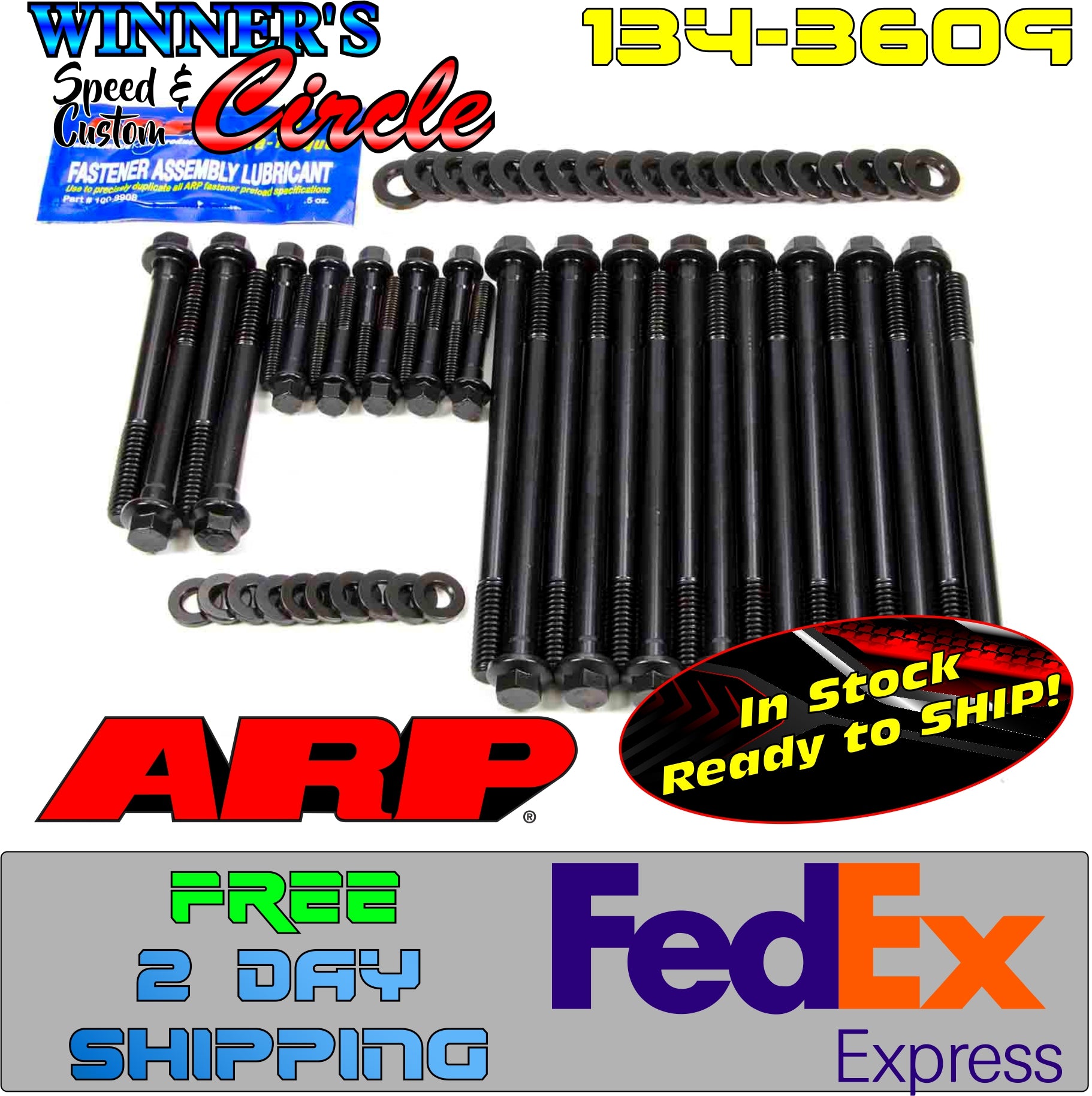 ARP 1343609 LS SBC Head Bolt Kit · Winners Circle