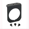 AutoMeter 2236 Single Gauge Mounting Panel, features a hole for one 2-1/16” gauge, black aluminum, universal, sold individually