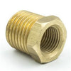 AutoMeter 2279 Adapter Fitting, constructed from solid brass, straight, 1/4" NPT Male to 1/8” NPT Female, sold individually