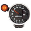 AutoMeter 233904 Autogage 5” Pedestal 10,000 RPM Tachometer, Black/Silver, high visibility, programmable shift light, includes mounting bracket