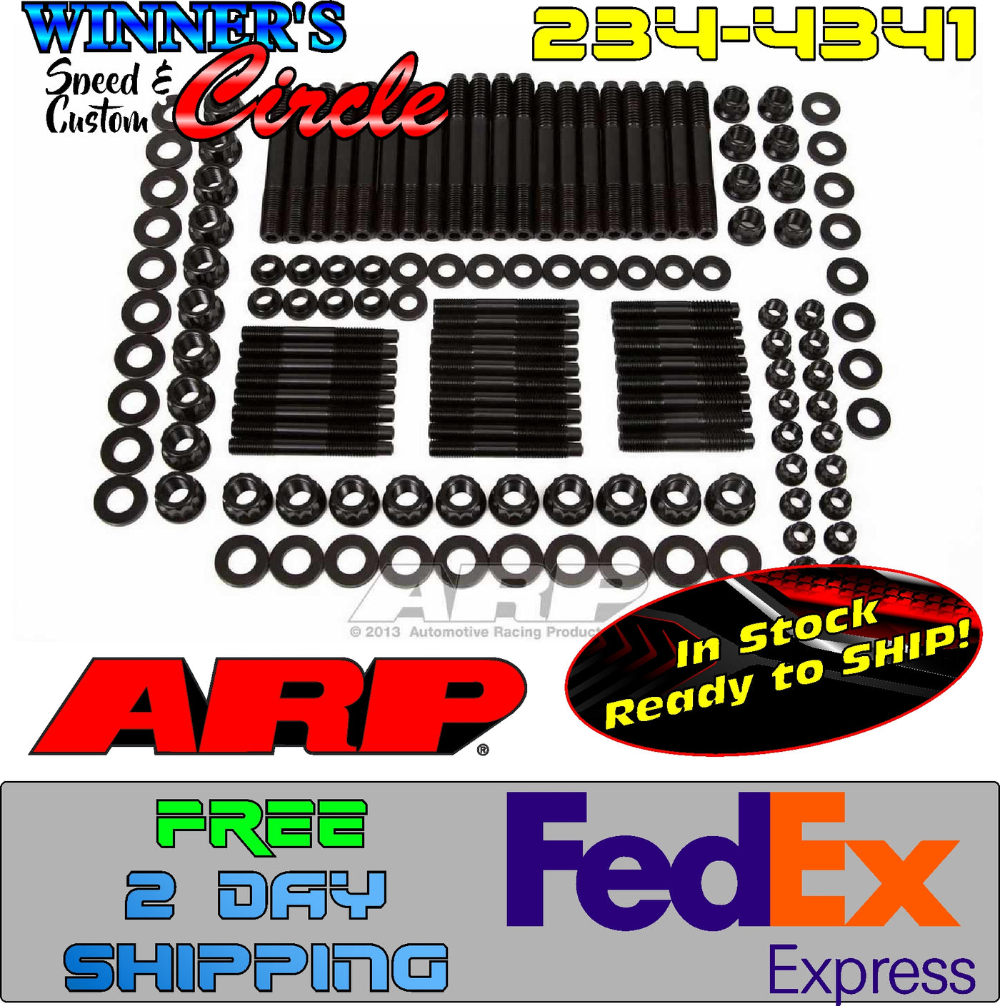 ARP 2344341 Dart LS Head Stud Kit · Winners Circle
