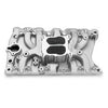 Edelbrock 2711 Performer Olds 350 Intake Manifold for 307-403 Oldsmobile engines from 1964-85, Idle-5500 RPM, Natural Finish, Square-Bore
