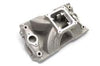 Edelbrock 2859 SBC Victor Intake Manifold for use with 15-18 Degree heads, designed with Billy Glidden, 4500 carburetor, 5000-8500 RPM