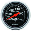 Autometer 3331 Sport-Comp 2-1/16” Water Temp Mechanical