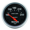 AutoMeter 3531 Sport-Comp 2-5/8” Water Temperature gauge, Electrical, 100-250° F, black face, incandescent lighting, analog, sold individually