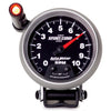 AutoMeter 3690 Sport-Comp II 3-3/4” Pedestal 10,000 RPM Tachometer, black face, high visibility LED shift light and programmable, includes mounting bracket