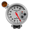 AutoMeter 3911 Silver Ultra-Lite 5” Pedestal 10,000 RPM Tachometer, high visibility and programmable, includes mounting bracket