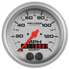 AutoMeter 4480 Ultra-Lite 3-3/8” Speedometer, 0-140 MPH, Digital Stepper, incandescent lighting, Rally Nav display, analog, sold individually