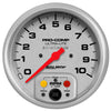 AutoMeter 4494 Silver Ultra-Lite 5” In-Dash 10,000 RPM Tachometer, incandescent lighting, includes mounting hardware, sold individually