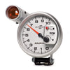 AutoMeter 4999 Silver Ultra-Lite II 5” Pedestal 10,000 RPM Tachometer, high visibility and programmable, includes mounting bracket 