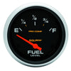 AutoMeter 5417 Pro-Comp 2-5/8” Fuel Level gauge, Electrical, sender range 240 ohmsE/33 ohmsF, black face, incandescent lighting, analog, sold individually