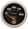 AutoMeter 5427 Pro-Comp 2-5/8” Oil Pressure gauge, Electrical, ranges 0-100 PSI, black face, incandescent lighting, analog, sold individually