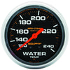 AutoMeter 5432 Pro Comp 2-5/8” Water Temperature gauge, liquid filled, Mechanical, range from 120-240° F, black face, incandescent lighting, analog