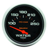 AutoMeter 5437 Pro-Comp 2-5/8” Water Temperature gauge, Electrical, ranges 100-250° F, black face, incandescent lighting, analog, sold individually