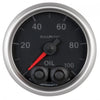 AutoMeter 5652 Elite 2-1/16” Oil Pressure gauge, Digital Stepper Motor, Programmable, 0-100 PSI, black face, multi-color, analog, sold individually