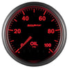 AutoMeter 5652 Elite 2-1/16” Oil Pressure gauge, Digital Stepper Motor, Programmable, 0-100 PSI, black face, multi-color, analog, sold individually