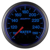 AutoMeter 5654 Elite 2-1/16” Water Temperature gauge, Digital Stepper Motor, Programmable, 100-260° F, black face, multi-color, analog, sold individually