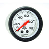 AutoMeter 5721 Phantom 2-1/16” Oil Pressure gauge, Mechanical, range from 0-100 PSI, white face, incandescent lighting, analog