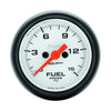 AutoMeter 5761 Phantom 2-1/16” Fuel Pressure gauge, Digital Stepper Motor, Electrical, 0-15 PSI, white face, analog, sold individually