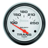 AutoMeter 5857 Phantom 2-5/8” Transmission Temperature gauge, Electrical, ranges from 100-250° F, white face, analog, sold individually
