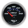 AutoMeter 6149 Cobalt 2-1/16” Transmission Temperature gauge, Electrical, ranges 100-250° F, black face, LED lighting, analog, sold individually